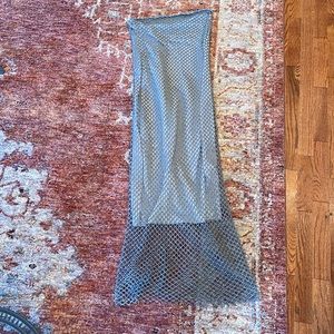 Strapless vacation dress!